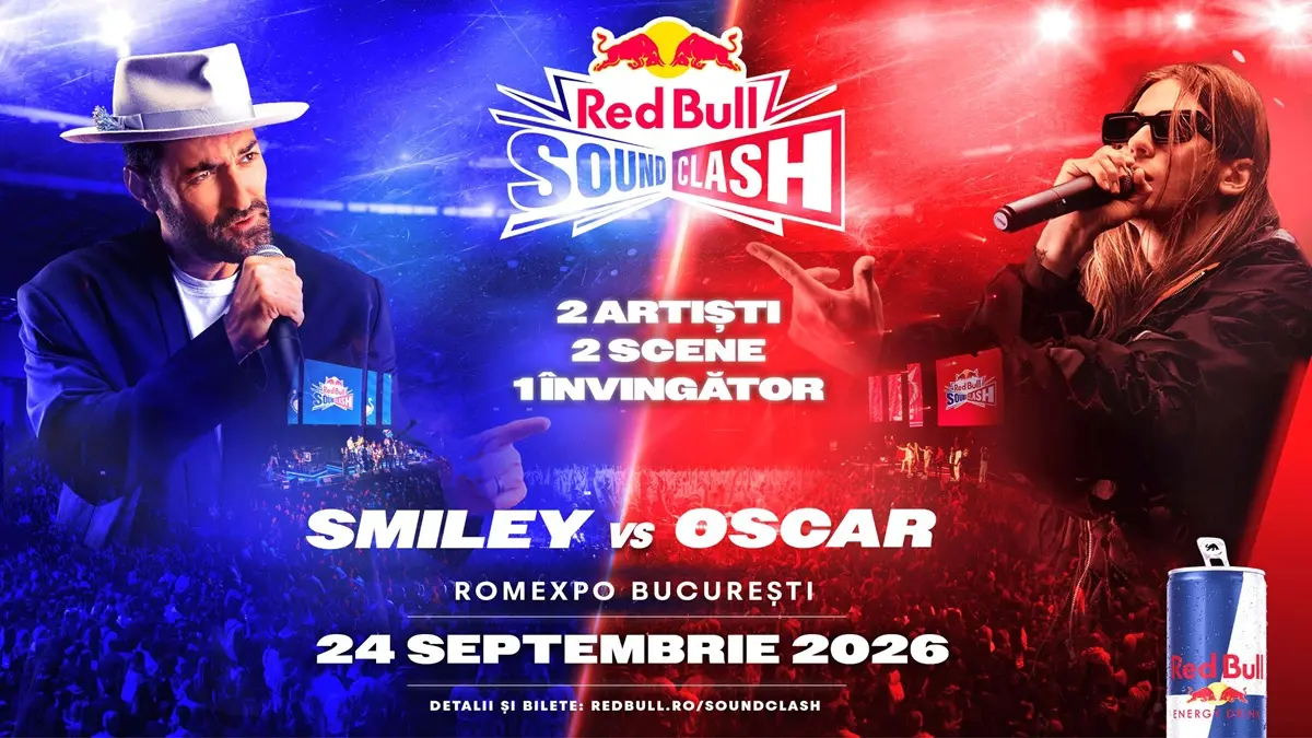 Ultimele bilete pentru Red Bull SoundClash 2026: Smiley și Oscar se confruntă