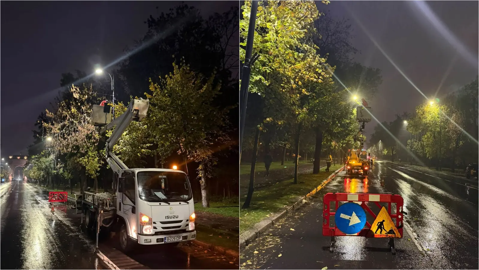 Bucureștiul se pregătește de sărbători: 6 milioane de luminițe vor înfrumuseza capitala