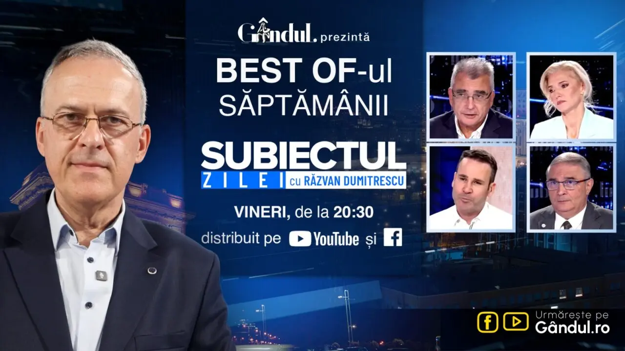Criza politică expusă în „Subiectul Zilei” cu Răzvan Dumitrescu, 16 octombrie