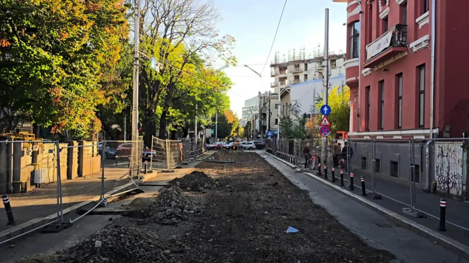 Șantierele tramvaiului 16, blocate de istorie!